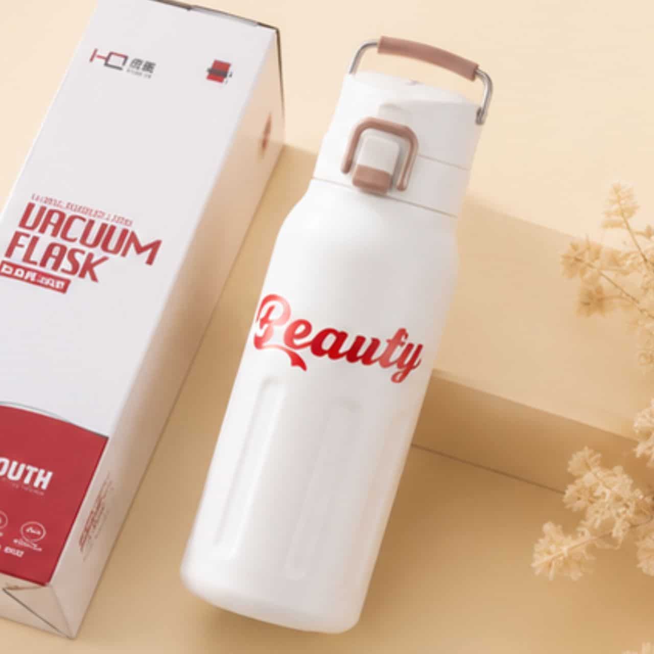 Insulated Stainless Steel Sports Water Bottle 680ml — Leakproof Push-Lock Lid & Double-Wall Vacuum Insulation - Image 4